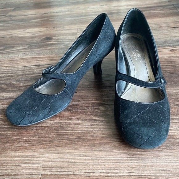 Franco Sarto sz 6.5 mary jane pump Black 2-inch‎ heels - Picture 6 of 6